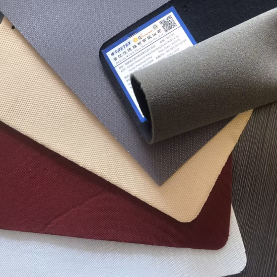 2022 Fabric Laminate Foam or Velvet Composite Fabric and Loop Fabric with Sponge