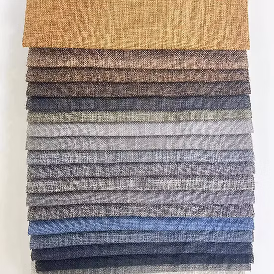 Coussin de siège de luxe en velours, tissu Polyester d'ameublement en Faux lin pour voiture, la meilleure vente